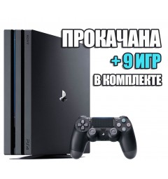 PlayStation 4 PRO 1 TB Б/У + 9 игр #330
